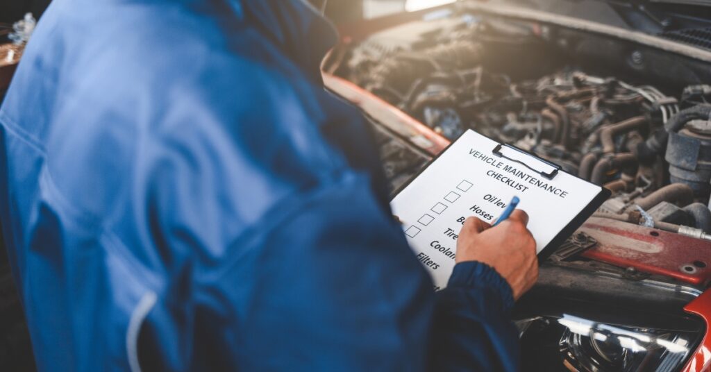 Fall auto repair maintenance checklist